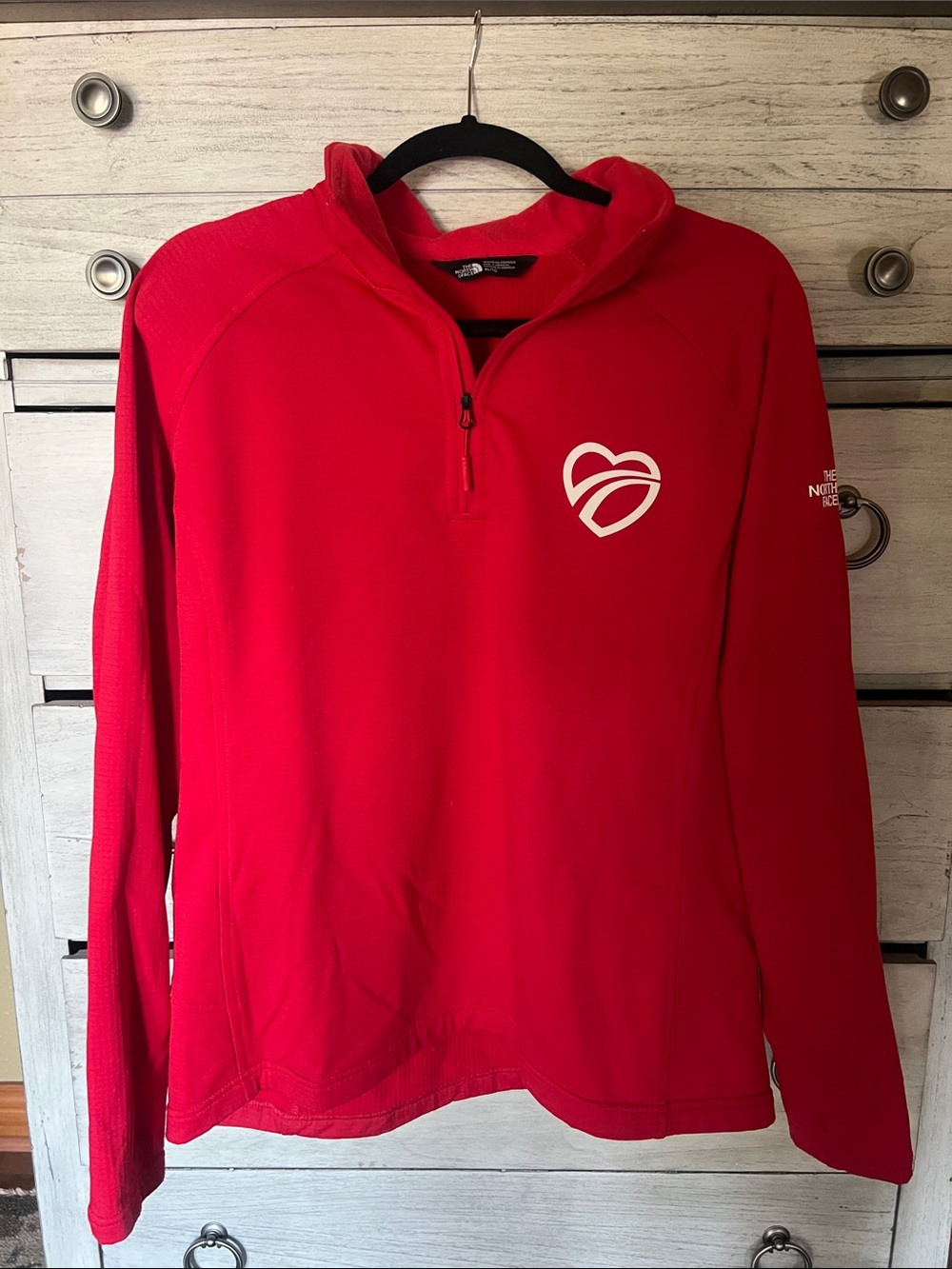 The North Face Women’s Red Quarter-Zip Pullover